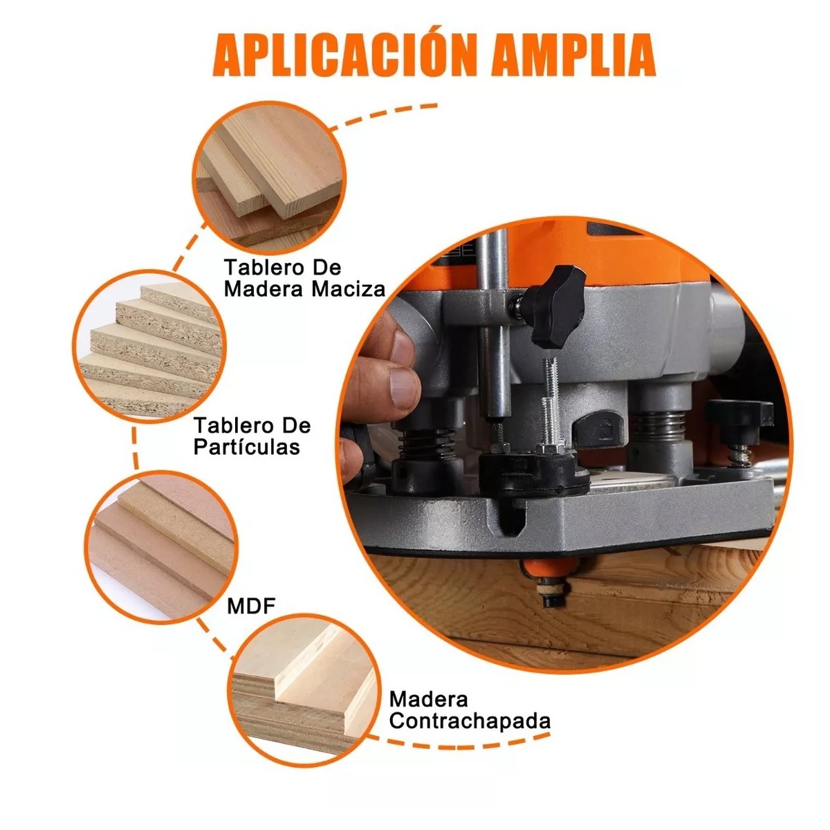 Juego Brocas Router Taladro 1/4 15 Pz Herramienta