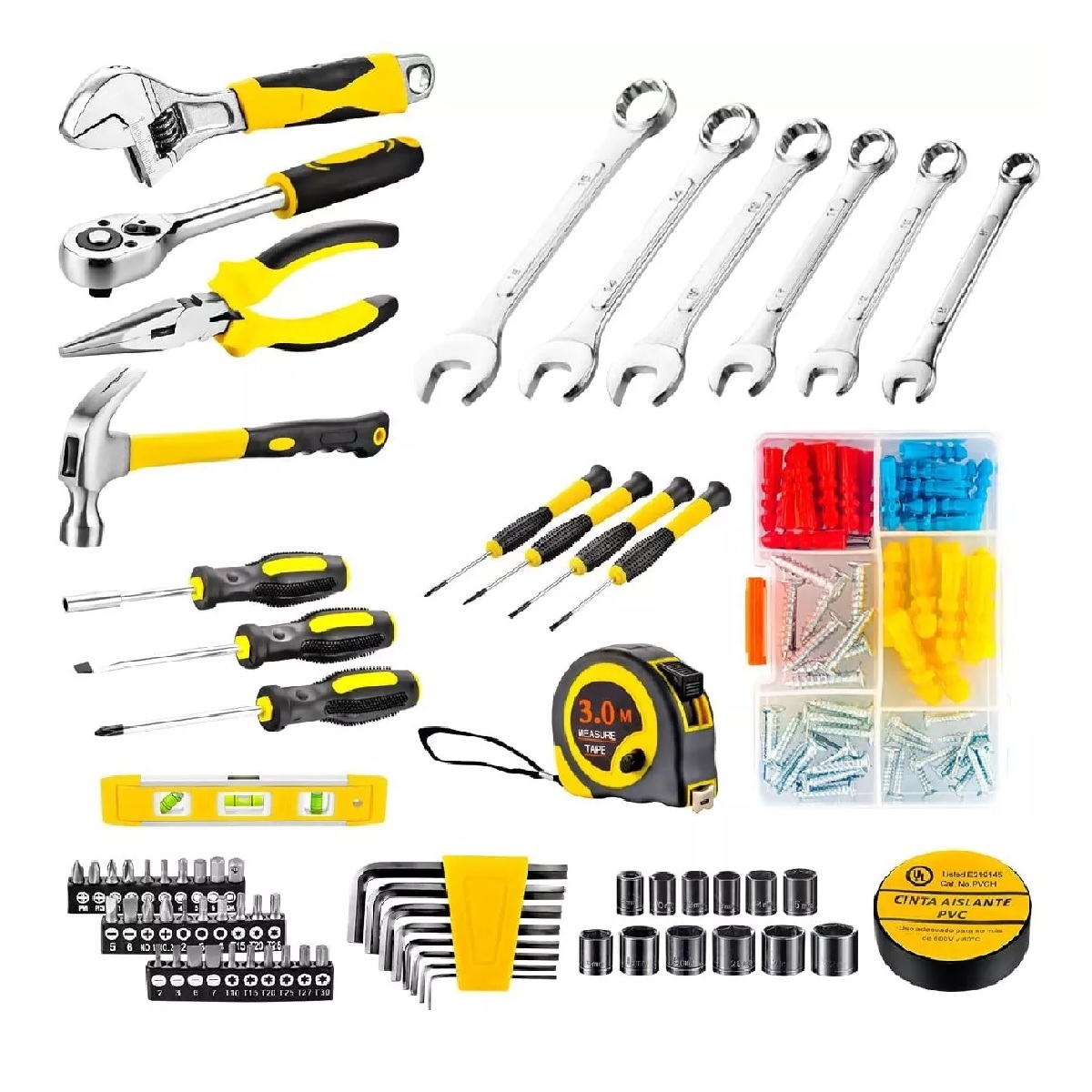 Juego De Herramientas Mecánicas Desarmadores 108pcs