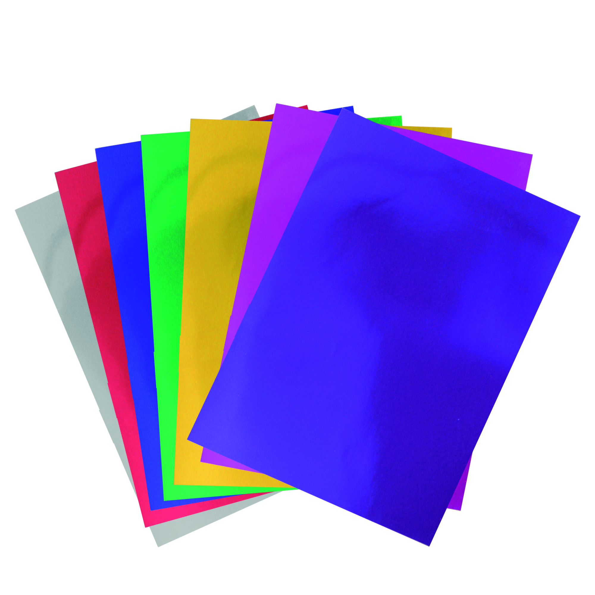 Cartulina Metalica 10 Pzas 50x65cm Para Manualidades Oficina