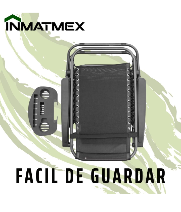 Silla jardín reclinable plegable gravedad cero