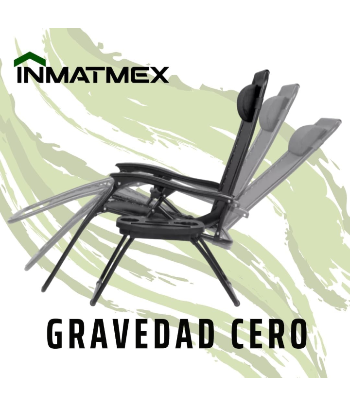 Silla jardín reclinable plegable gravedad cero