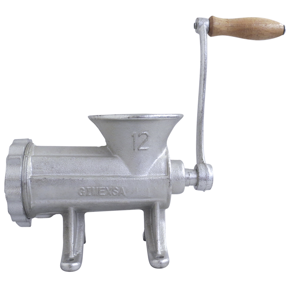 Molino Para Moler/picar Carne, De Acero, No.12, Karlen, Gris