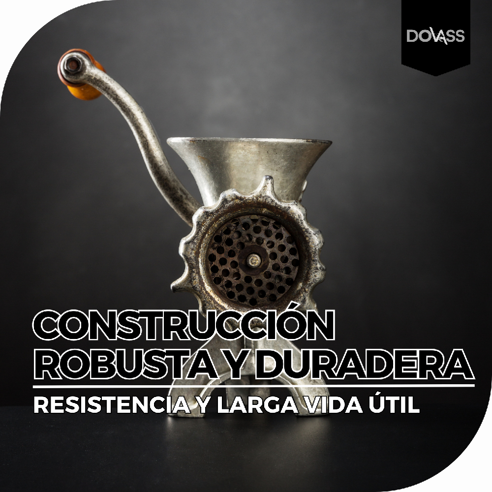 Molino Para Carne Manual Montable, Karlen, 105ch, Color Plata