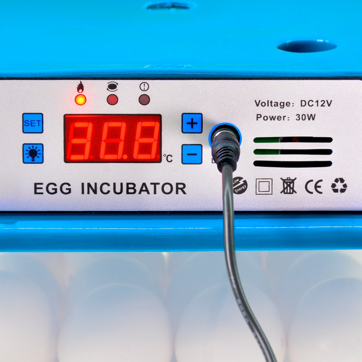 Incubadora Automatica Pollos 16 Huevos Ovoscopio Aves