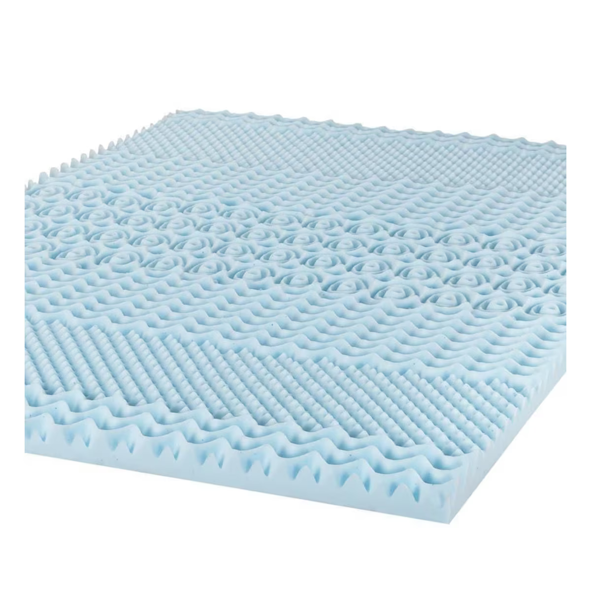 Topper Sobrecolchón de Memory Foam con Gel Lucid, 5 zonas, 5 cm, Matrimonial