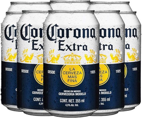 Cerveza Corona Extra Lata 24/355 ml