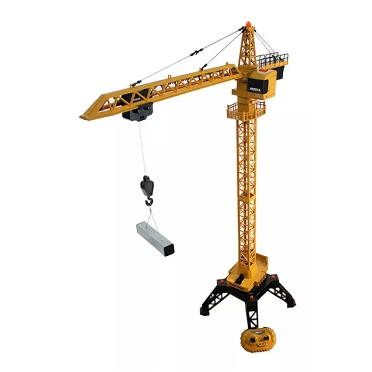 Maquina Grúa Torre Control Remoto Juego Colección Huina