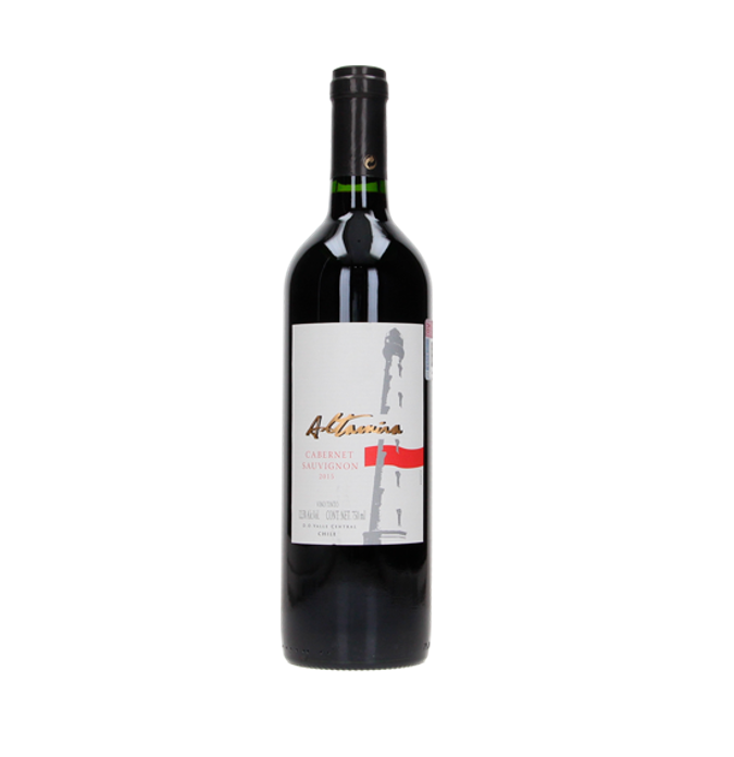 Vino tinto Cabernet Sauvignon Altamira  Botella de 750 mL (IEPS inc.)