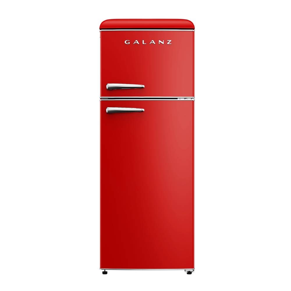 Refrigerador Galanz Retro GLR76TRDER 7.6 pies cúbicos congelador superior Rojo
