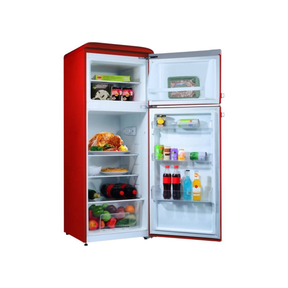 Refrigerador Galanz Retro GLR76TRDER 7.6 pies cúbicos congelador superior Rojo