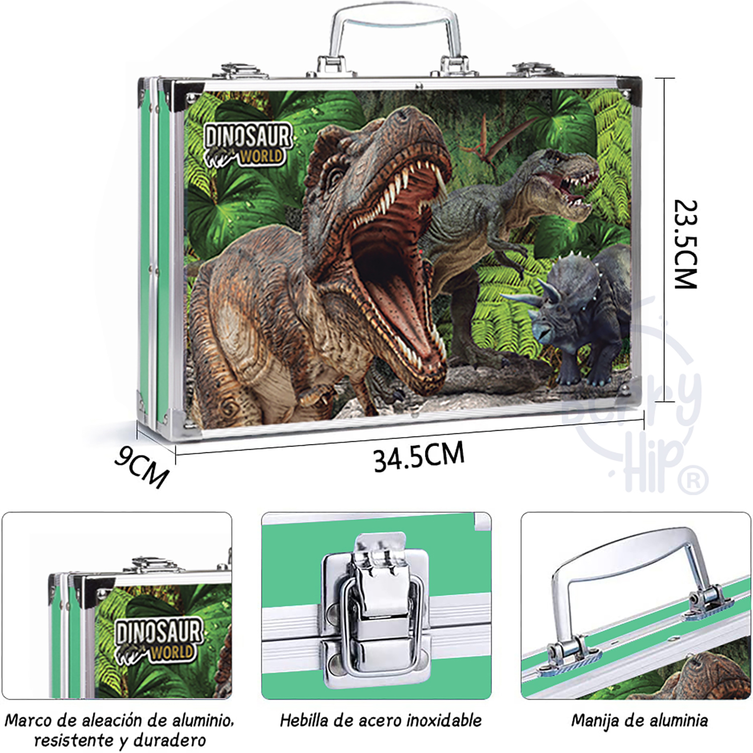 Set de Arte Profesional Plegable Berry Hip Dinosaurio
