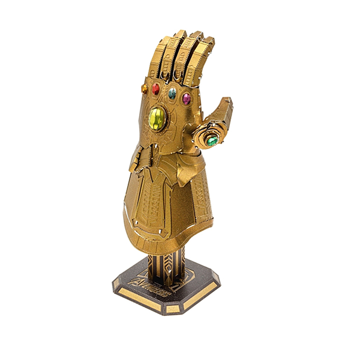 Rompecabezas Metálico 3d Guantelete Infinito 