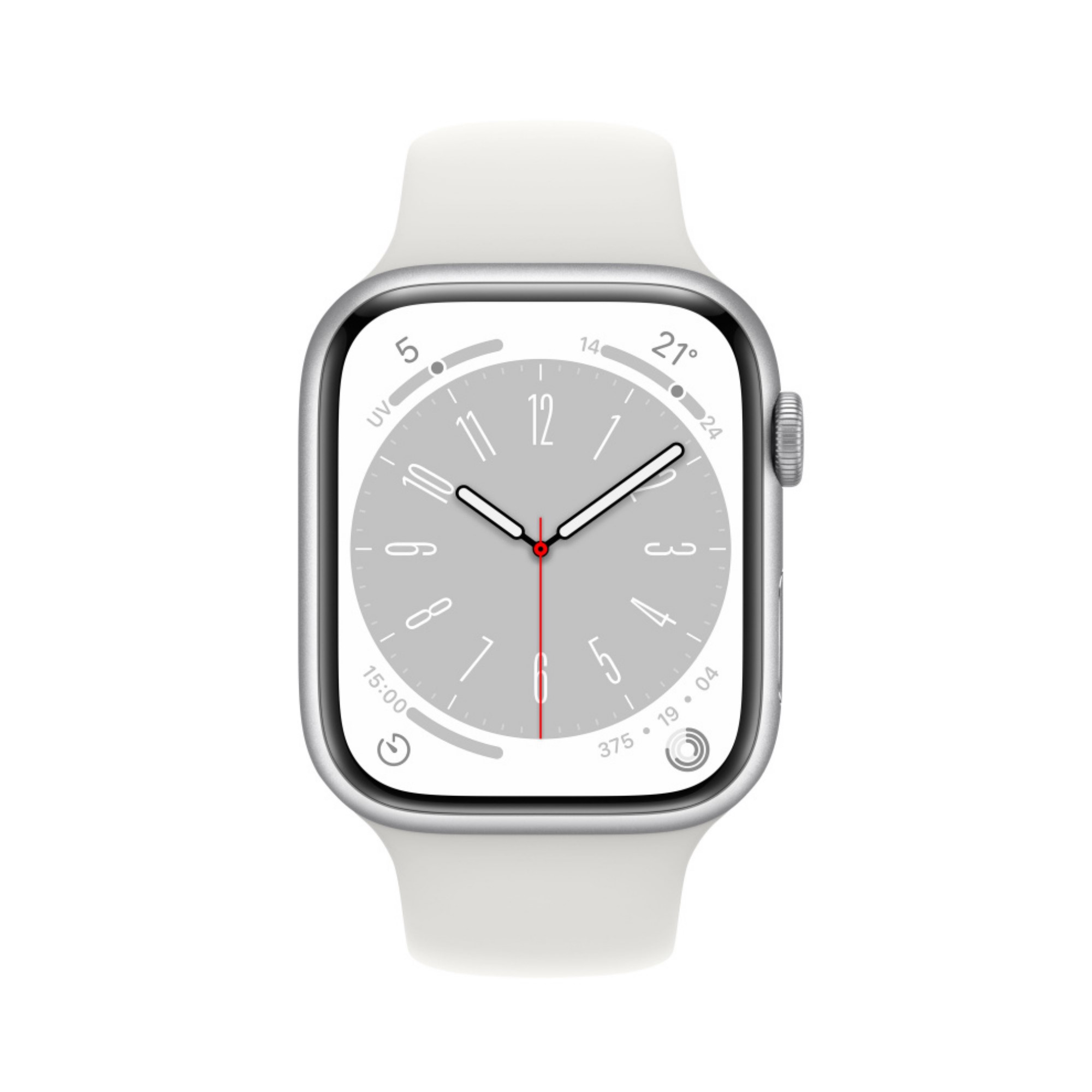 Apple Watch Series 8 GPS, Caja de Aluminio Color Plata de 41mm