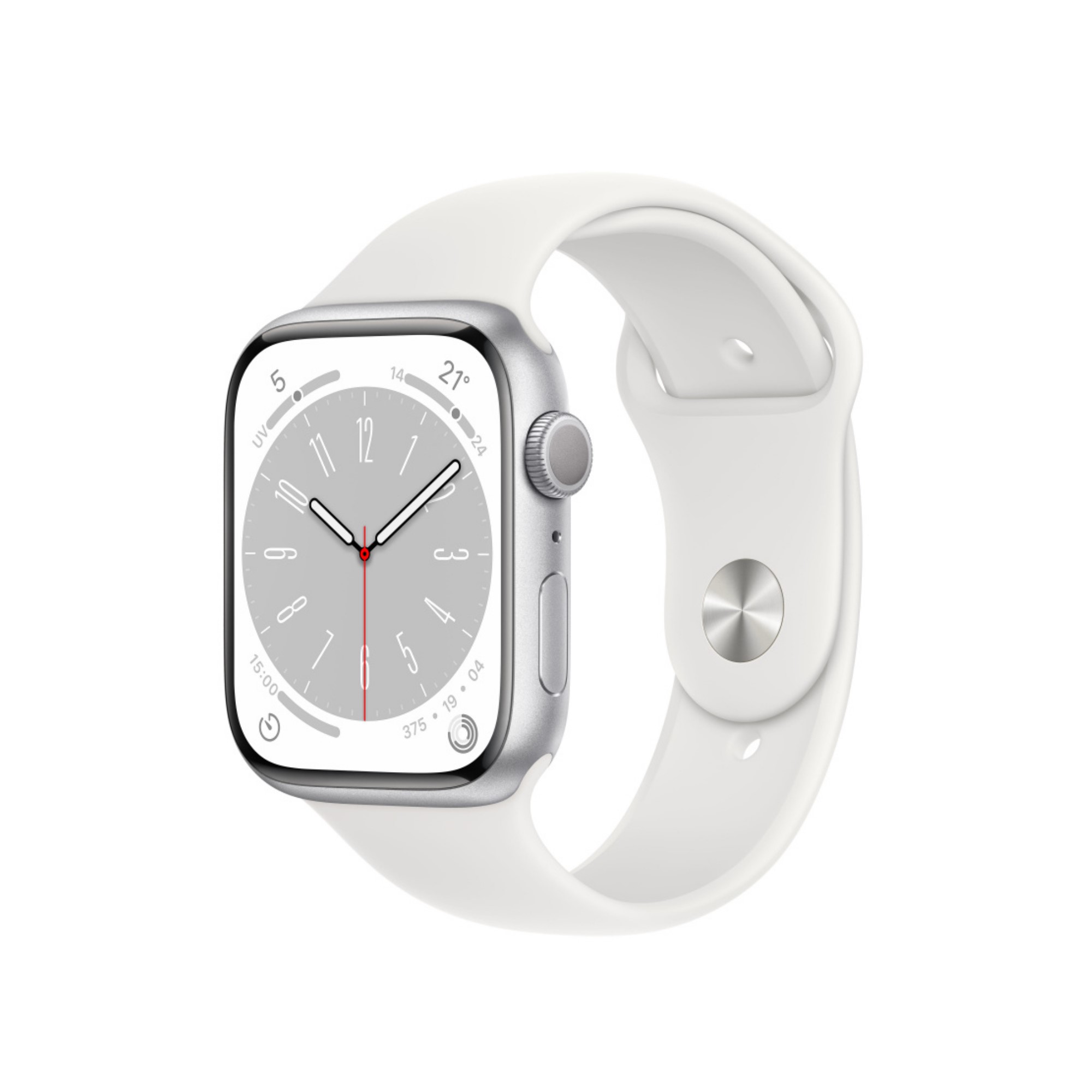 Apple Watch Series 8 GPS, Caja de Aluminio Color Plata de 41mm