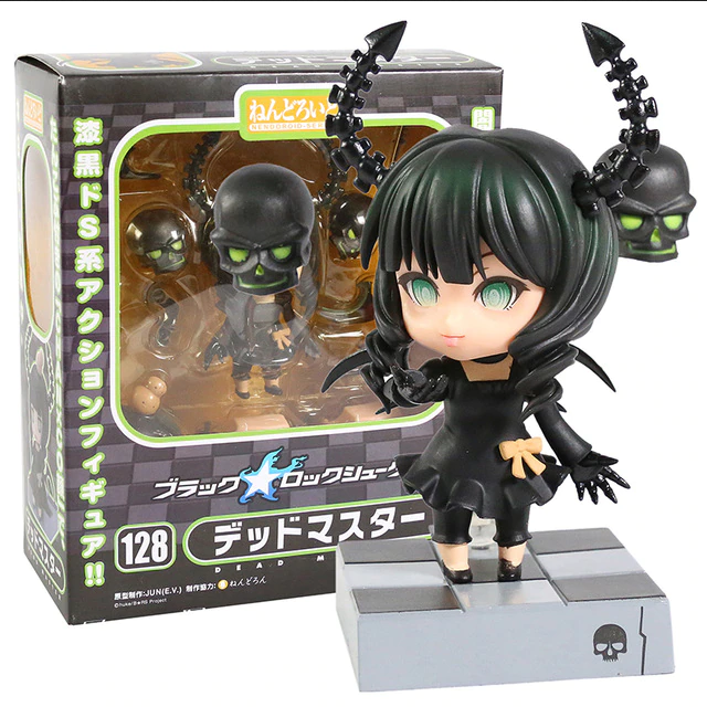 Dead Master 128 Black Rock Shooter Nendoroid Figura Anime
