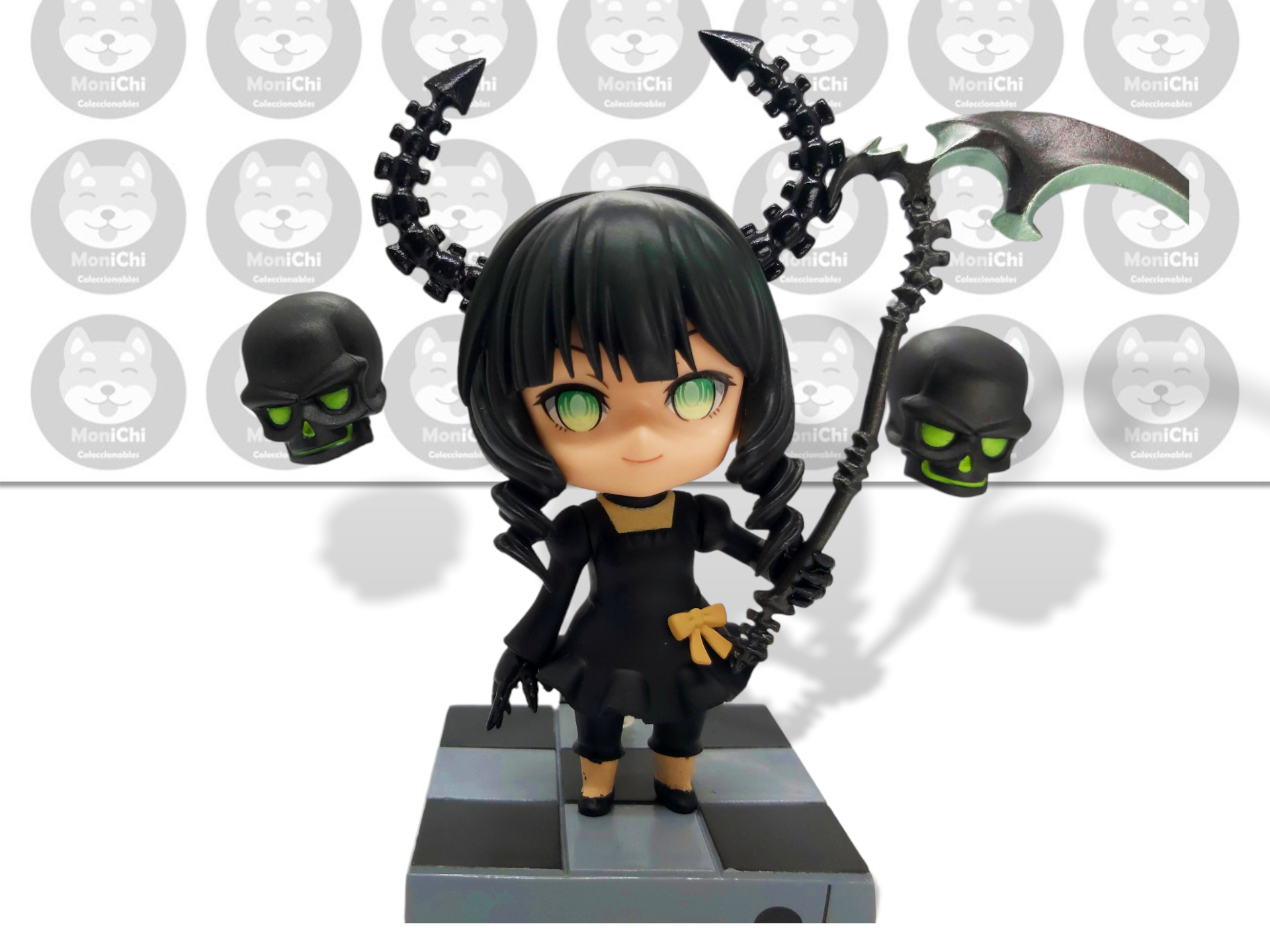 Dead Master 128 Black Rock Shooter Nendoroid Figura Anime