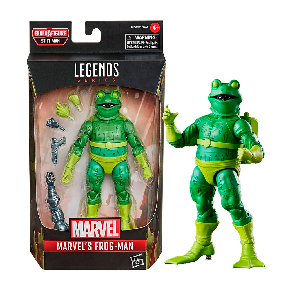 Figura de Coleccion Hasbro Legends Series Marvel´s Frog-Man F0260