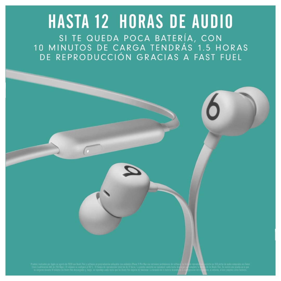 Audífonos Beats Flex Blanco(Reacondicionado Grado A)