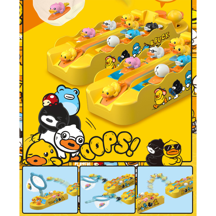 Juego De Mesa Para Niños Lanza Patos Túnel De Rebote B-duck