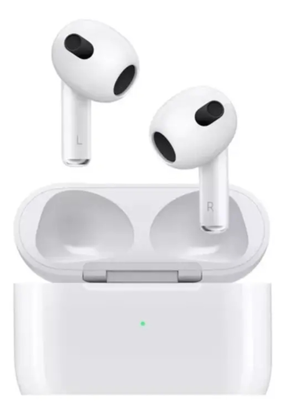 Apple AirPods (3ª generación) con caja de carga MagSafe.
