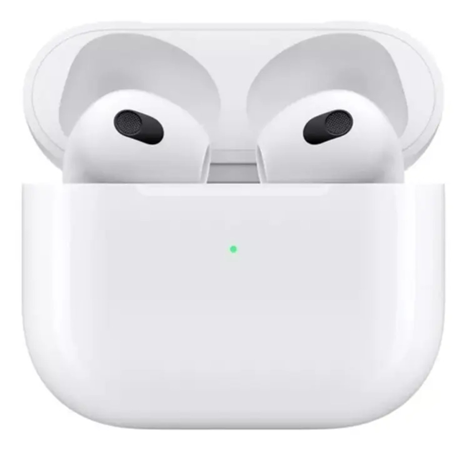 Apple AirPods (3ª generación) con caja de carga MagSafe.