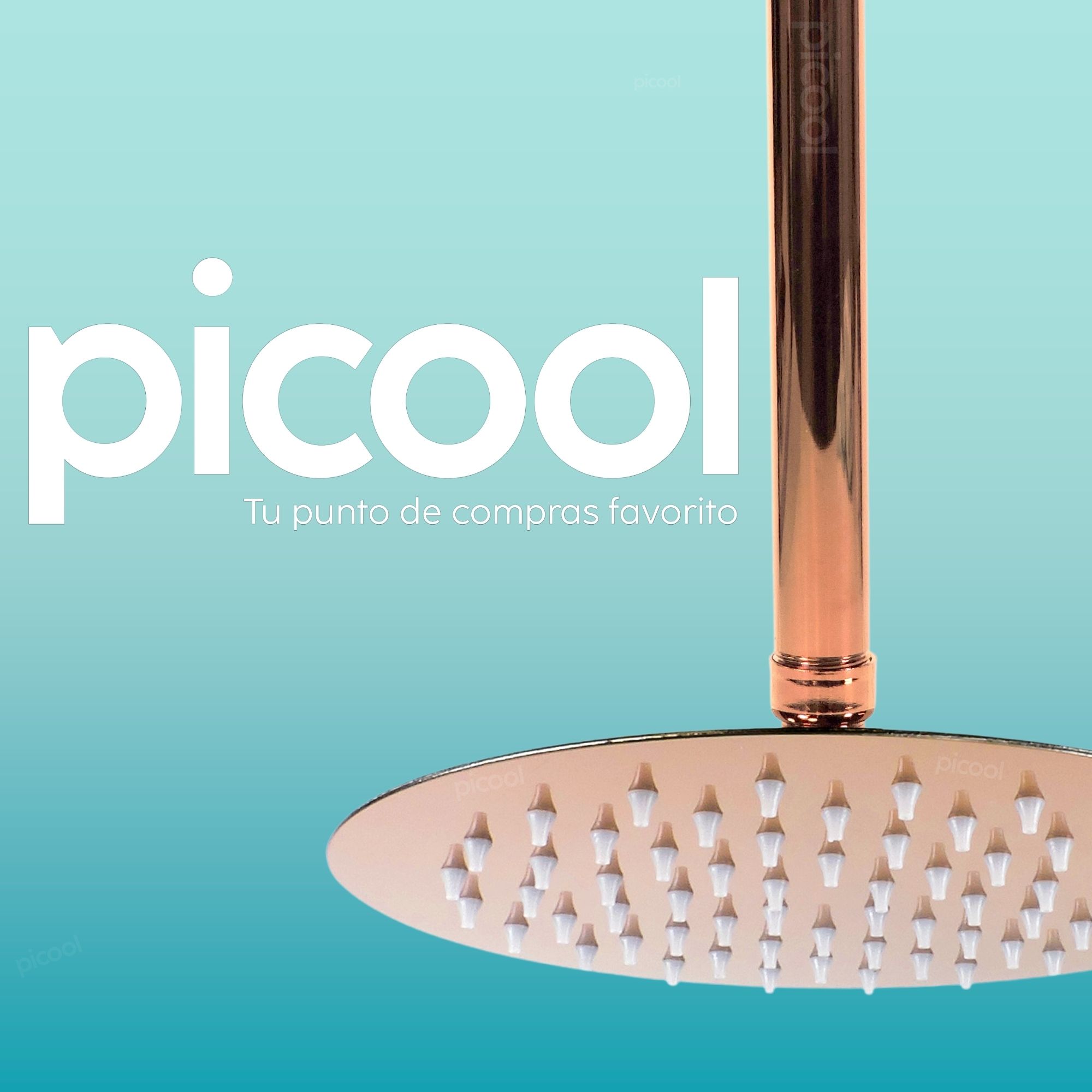 Kit Regadera Tipo Lluvia Redonda Rosa Con Manerales Teléfono