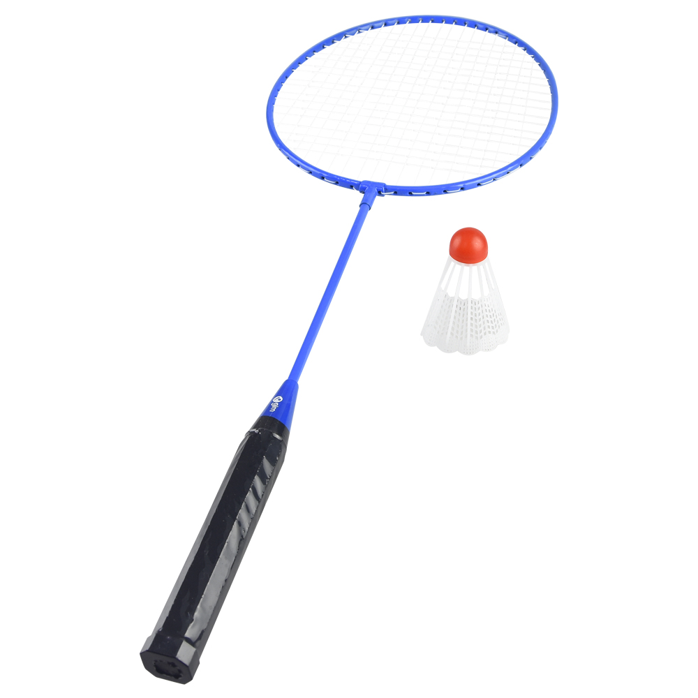 Juego De Badminton Gim Sport Disfruta al aire libre con el Juego de Badminton más completo Con Marco metálico 61.5 cm de largo Con cuerdas de nylon  2 raquetas y 1 gallito de plástico