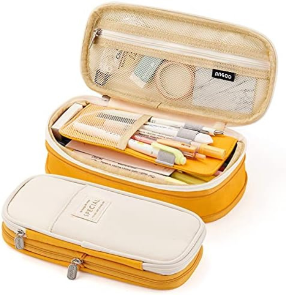 Estuche para Lápices de Gran Capacidad, Lapicera Expandible Organizador de Artículos de Papelería para Colegio Oficina Trabajo