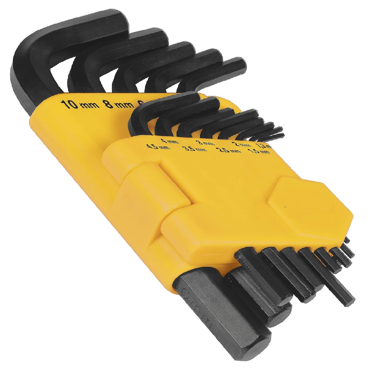 Juego De 13 Llaves Allen Milimétricas Negro