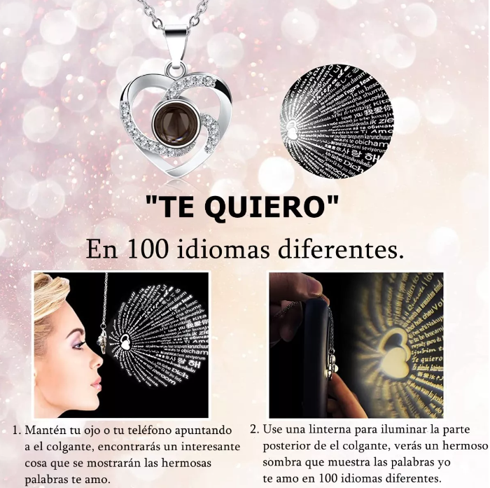Flores De Rosa Eterna Con Regalo De Collar Para Mujeres