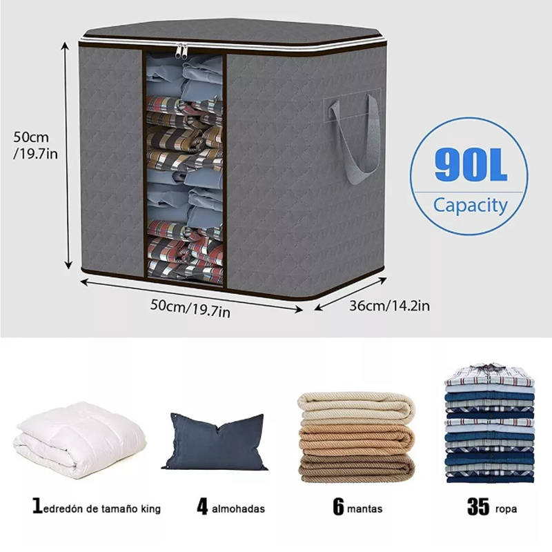 6pcs Bolsas De Almacenamiento Para Guardar Ropa Y Edredone