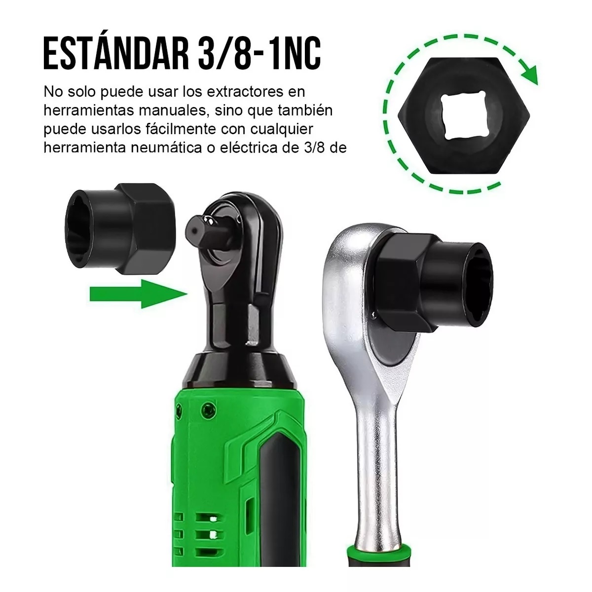 Juego De Extractores Extractor De Tornillos 11 Pzs