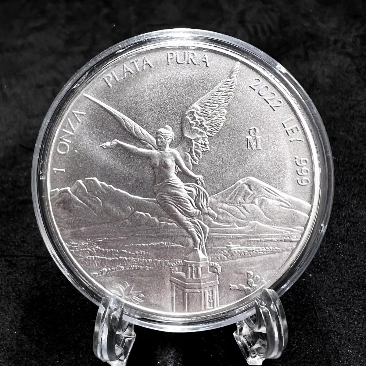 Onza Plata Pura Libertad 2022 ley .999 En Su Capsula.