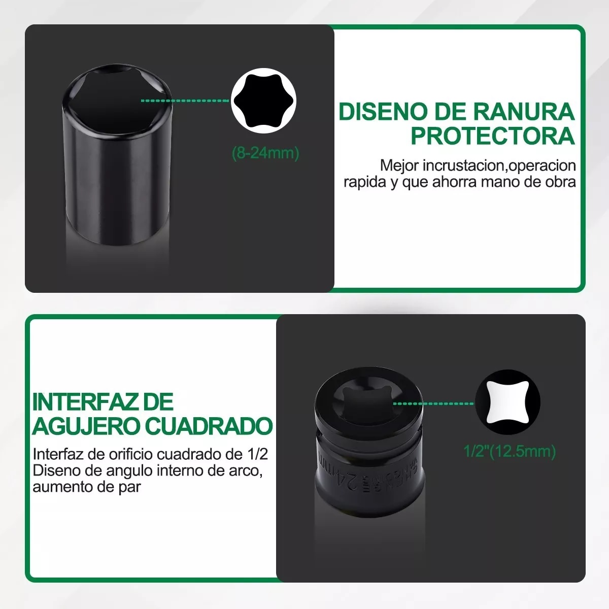 Kit De Llaves Vaso 1/2 Mecanica C/llave Carraca 14pz
