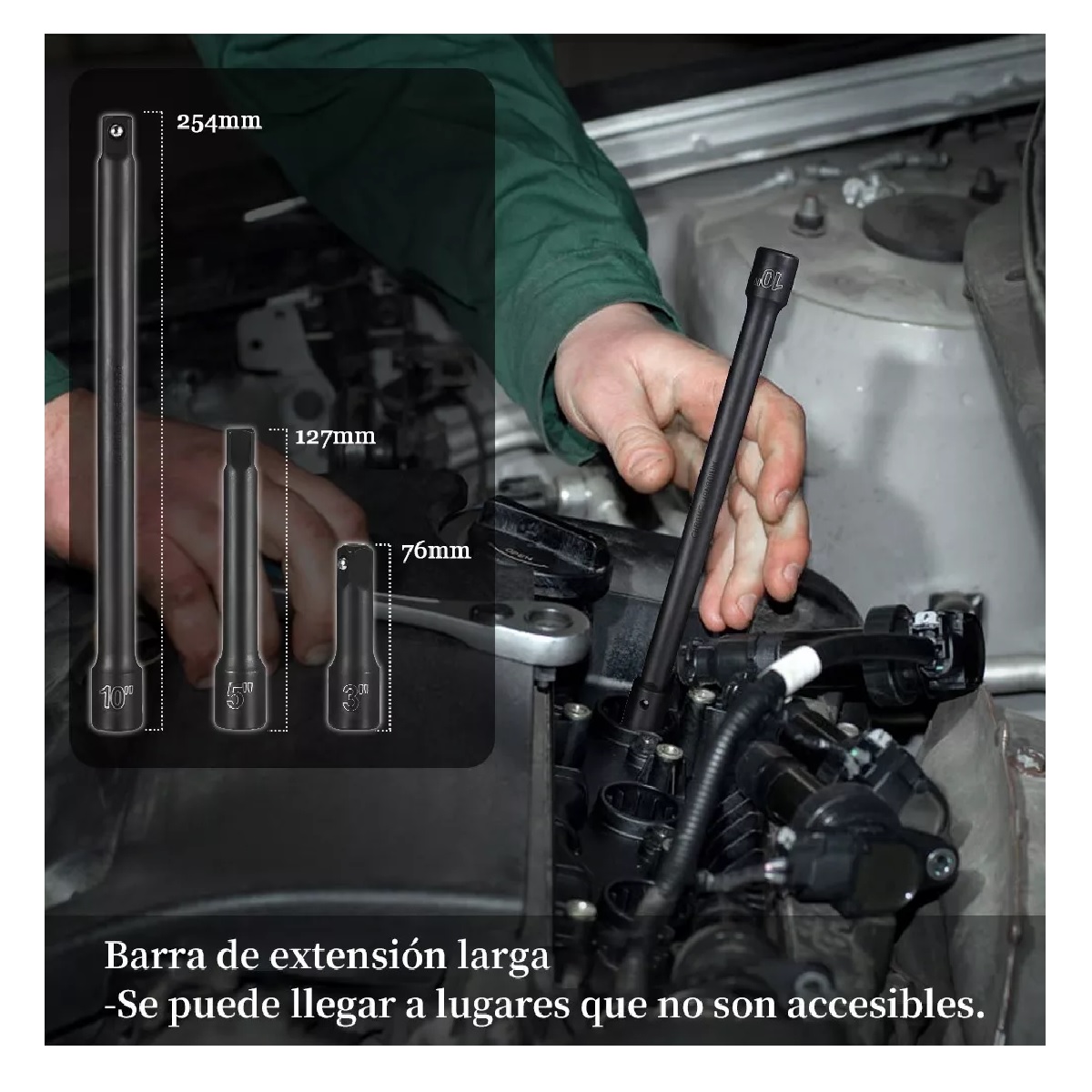 Juego De Herramientas Llave Vaso Mecanicas 20 Pzs 1/2