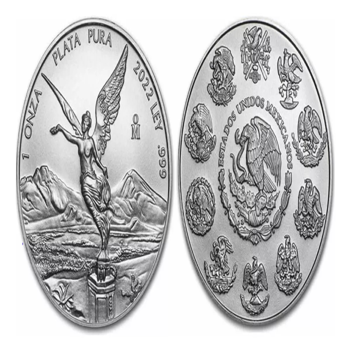 Lote 10 Onzas Plata Pura Libertad ley .999 Nuevas Sin Circular .