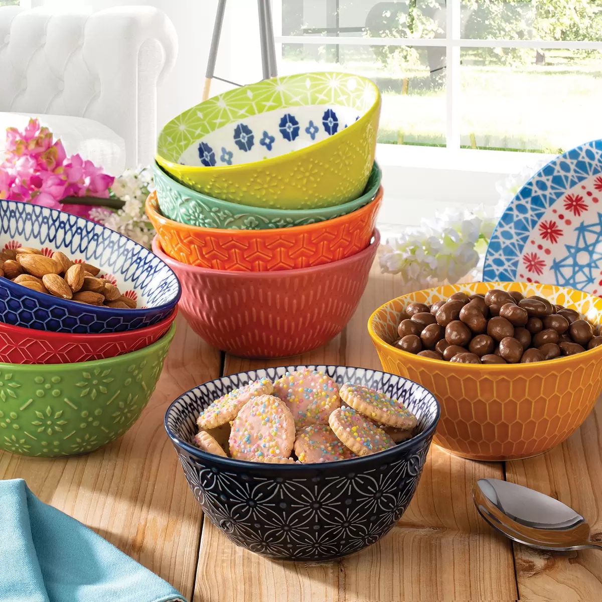 Tazones de Cerámica 10 piezas 