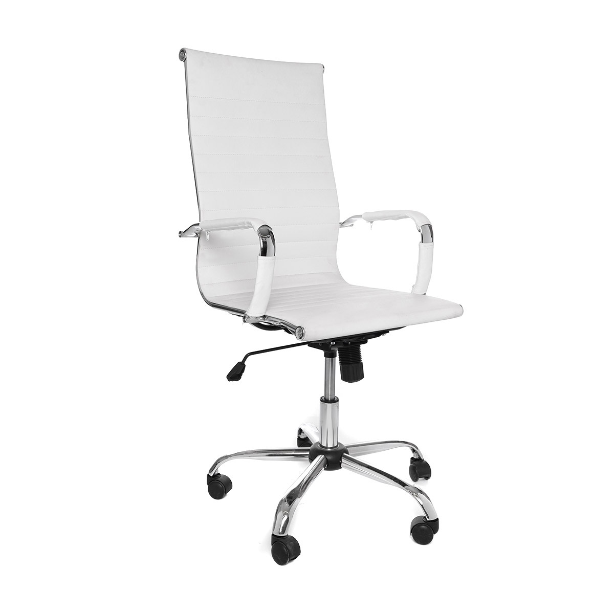 Silla Ergonómica de Escritorio Eke Life Home Tapizado en Cuero Sintético, Mesh y tela YX-8503