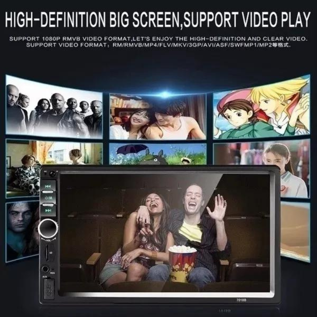 Autoestéreo Pantalla Táctil 7 Pulgadas Y Cámara trasera Blouethoo, GPS