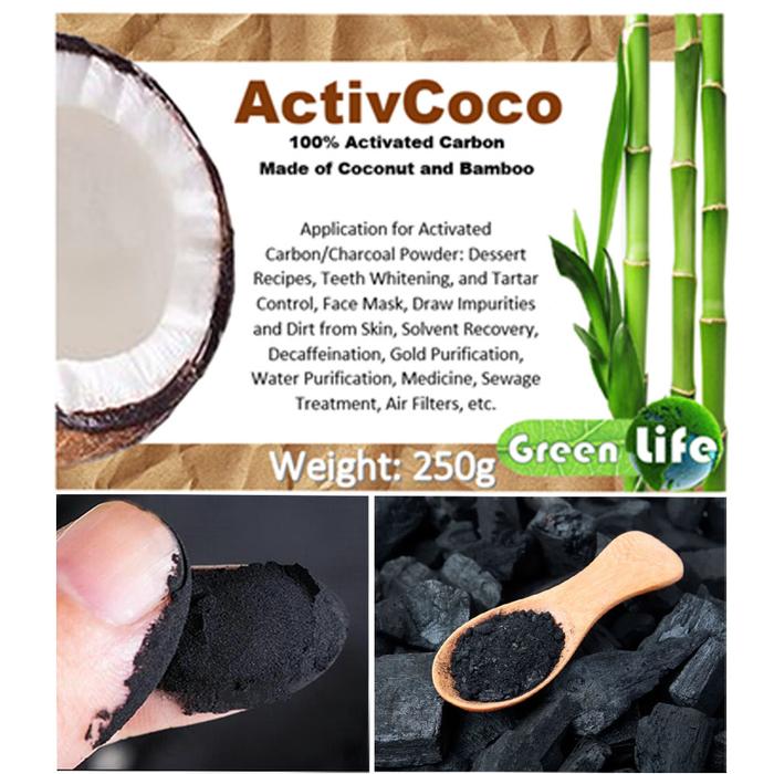 Venta de Carbón Activado VentDepot MXOBC-004-1 630g Carbón Activado Envase con Tapa, ActivCoco