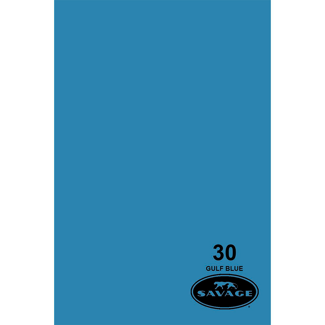 30-1253 Ciclorama Savage Gulf Blue 1.35m X 11m Fondo De Papel