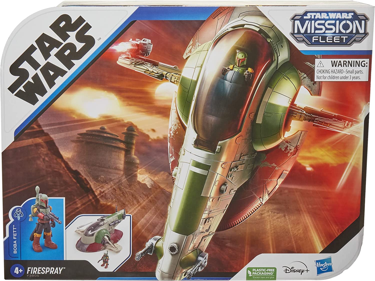 Star Wars Nave Espacial Mission Fleet Hasbro F3805 Boba Fett 
