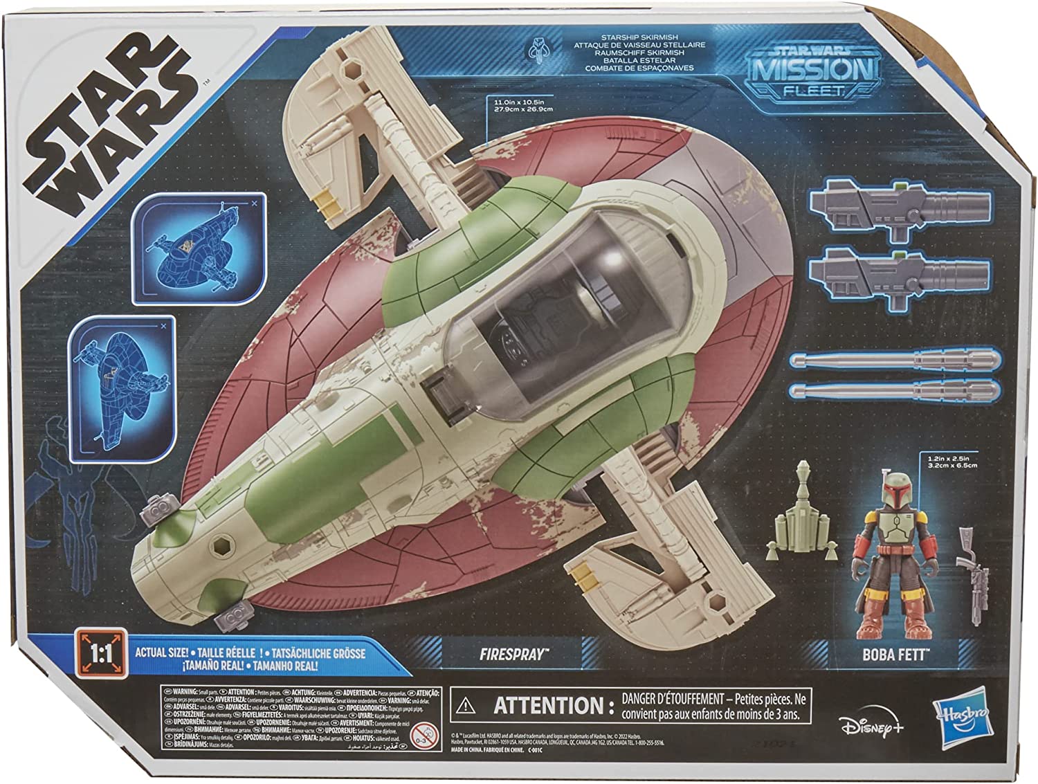 Star Wars Nave Espacial Mission Fleet Hasbro F3805 Boba Fett 