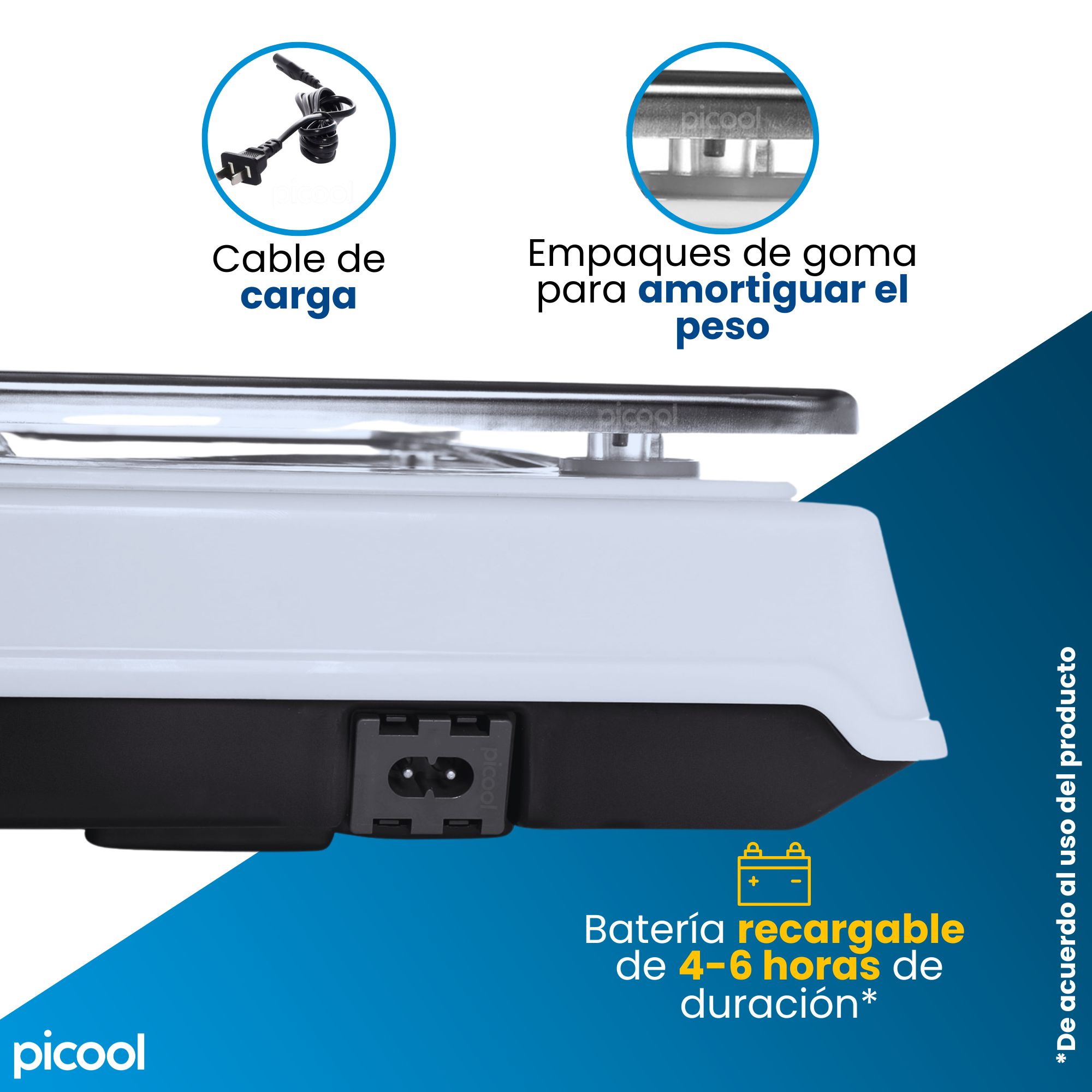 Bascula Comercial Digital 40kg 33cmx23cm Comercio Tienda