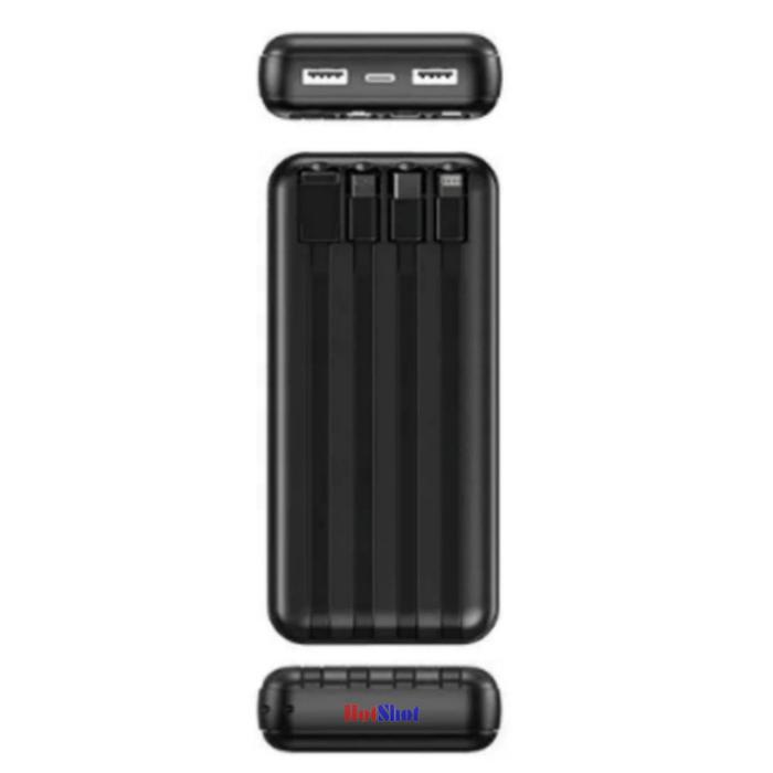 Cargador Inalámbrico Portátil Qi, MXWRB-002-14, 30000Mah, Blanco, Salida Qi Inalámbrica, 1xUSB 1,0, Entrada USB, Tipo C, Cable USB Incluido,, WirBatter
