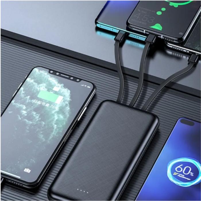 Cargador Inalámbrico Portátil Qi, MXWRB-002-14, 30000Mah, Blanco, Salida Qi Inalámbrica, 1xUSB 1,0, Entrada USB, Tipo C, Cable USB Incluido,, WirBatter