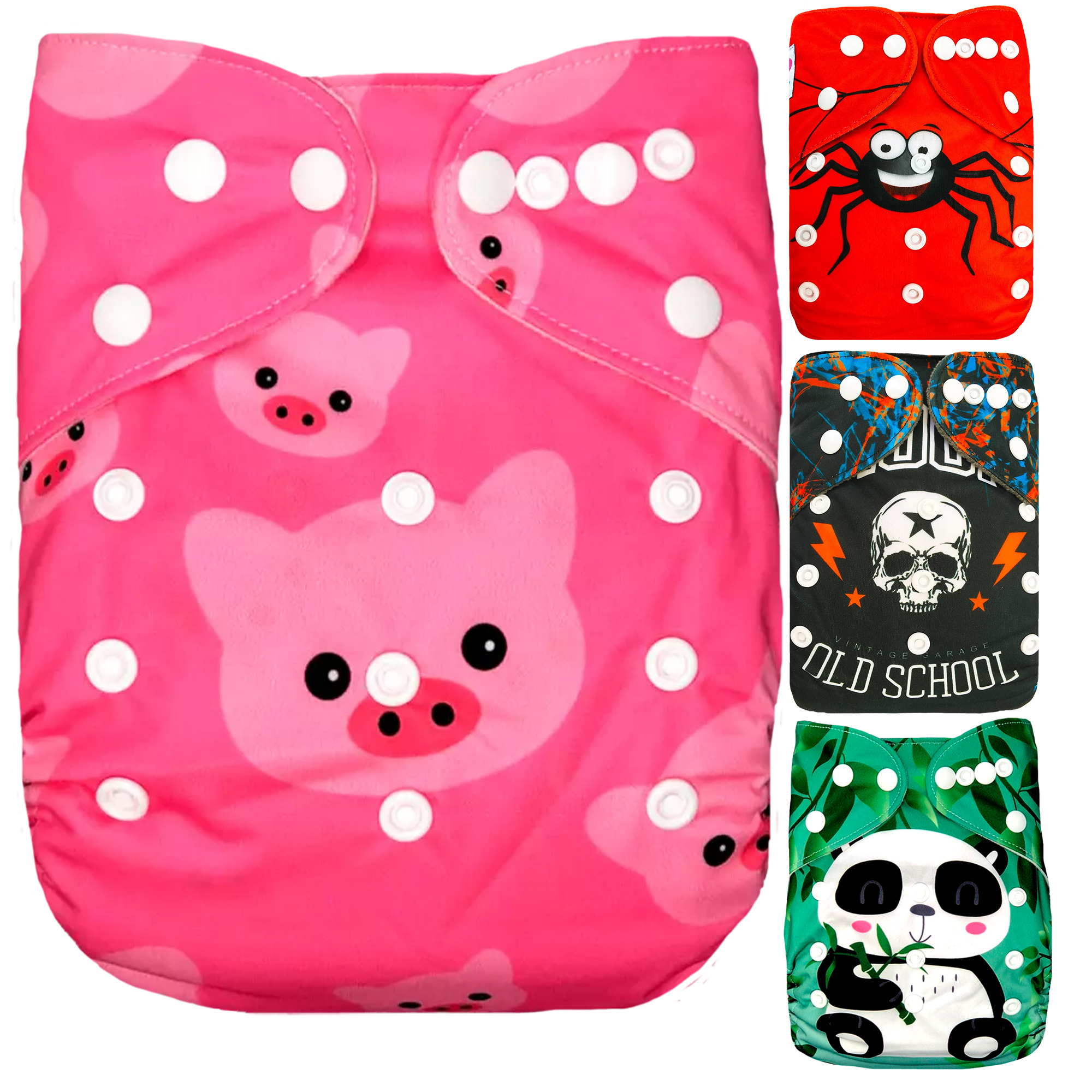 Pañal Ecológico Tela Reutilizable para Bebés Ecobaby Original