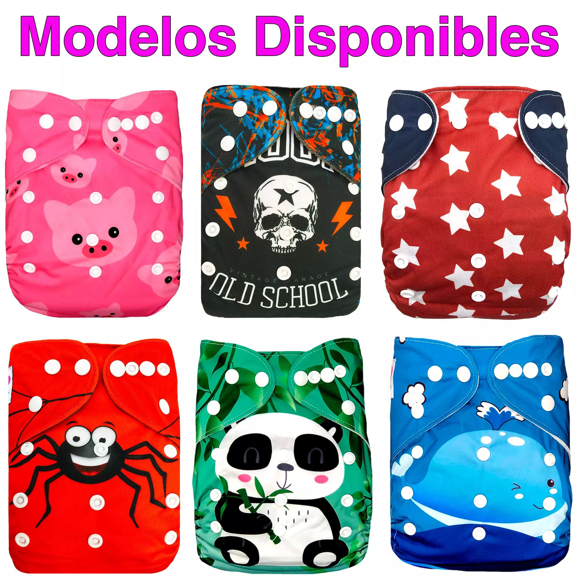 Pañal Ecológico Tela Reutilizable para Bebés Ecobaby Original