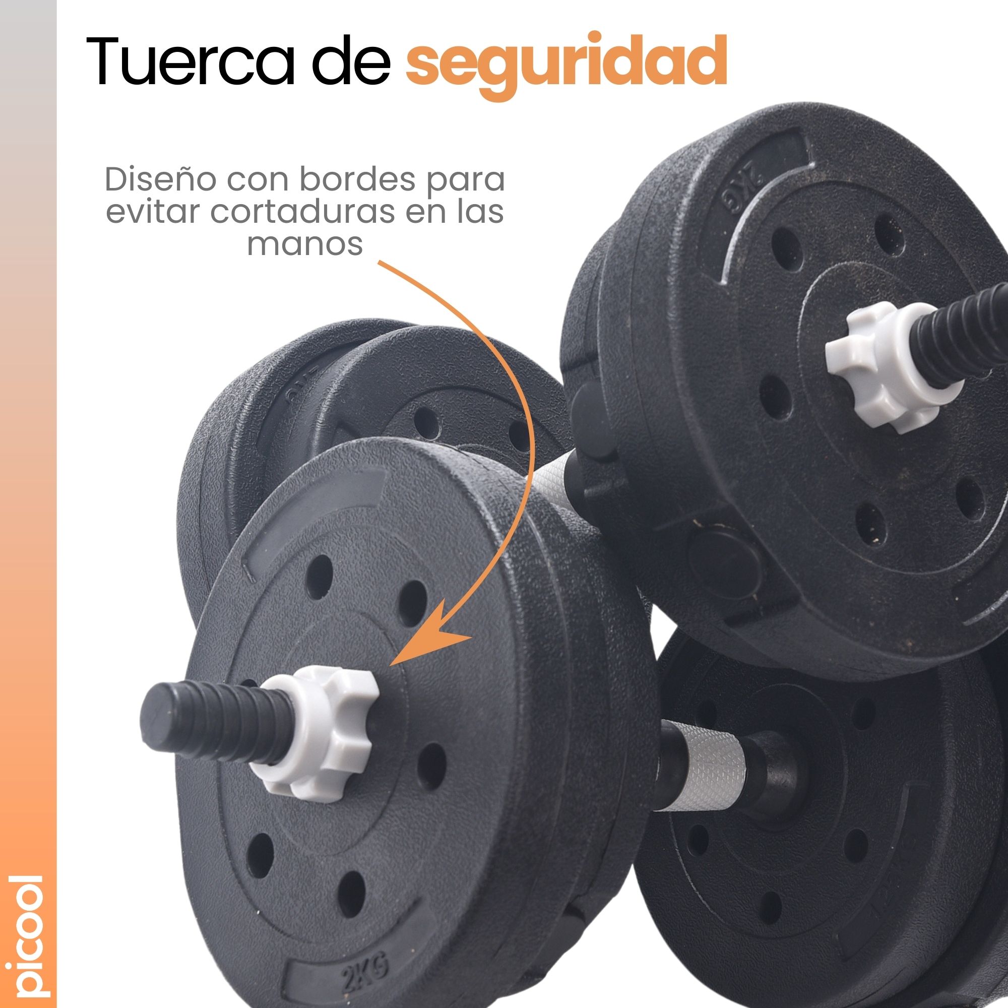 Juego Mancuernas Ajustable 30 Kg Pesa Con Barras Ejercicio