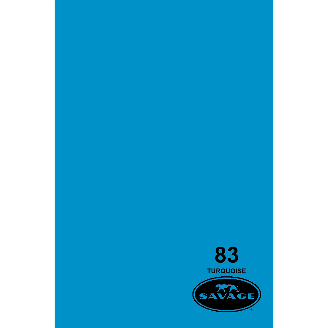 83-12 Ciclorama Savage Turquoise 2.72m X 11m Fondo De Papel